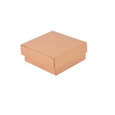 Sober-serie Box und Deckel 78x82x32 mm gold (100er Pack)