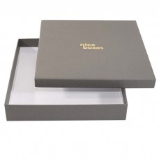 Brilliance-serie Box und Deckel 169x160x30 mm Grau