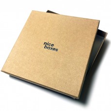 Brilliance-serie Box und Deckel 125x125x30 mm Naturbraunen