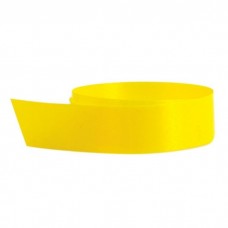 Geschenkband glänzend gelb 10mm, 250m / Rolle