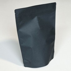 Standup Zip-Beutel schwarz 160x80x270 mm 100er-Pack