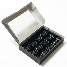 QuickBox 159x112x30 mm sort (250-pak) 