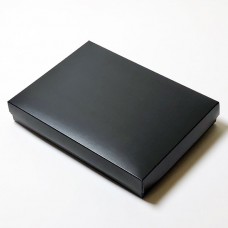 Sober-series box and lid 220x160x32 mm black (100-pack)