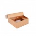 Sober-series box and lid 78x82x32 mm gold (100-pack)