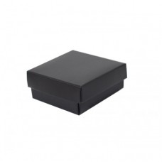Sober-series box and lid 78x82x25 mm black (100-pack)