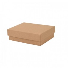 Sober-series box and lid 159x112x25 mm natural brown (100-pack)