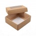 Sober-series box and lid window 78x82x32 mm natural brown (100-pack)