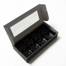QuickBox 153x72x30 mm black (100-pack)