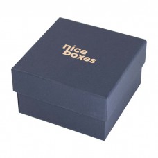 Brilliance box and lid  80x80x45 mm blue