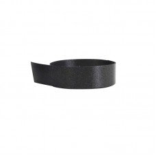 Gift ribbon glossy black 10mm, 250m/roll