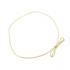 Sober Elastic cord 8" gold (50-pack)