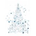Advent calendar shiny Christmas tree (25-pack)