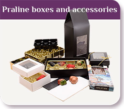 Praline boxes and accessories
