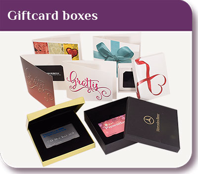 Gift card boxes