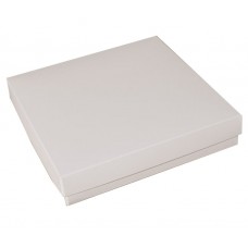 Kannellinen laatikko Sober 160x160x32 mm valkoinen (100-kpl)