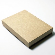 Kannellinen laatikko Sober 220x160x32 mm ruskea luonto (100-kpl)