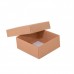 Sober doos met deksel 78x82x25 mm natuurlijk bruin (100-stuks)
