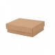 Sober doos met deksel 112x82x32 mm natuurlijk bruin (100-stuks)