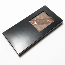  Doosje voor chocoladetaart 160x80x15 mm mat zwart (100 stuks)