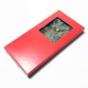  Doosje voor chocoladetaart 160x80x15 mm mat rood (100 stuks)