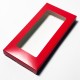  Doosje voor chocoladetaart 160x80x15 mm grote opening, mat rood(100 stuks)