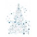 Adventskalender kerstboom 365x260x35 mm (25-pack)